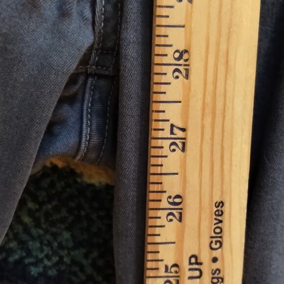 rag & bone Zipper Tech Moto Skinny Ankle Dark Gray Seattle Jeans 29 - Picture 14 of 16